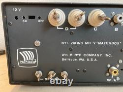 Nye Viking MB-V Matchbox Matching Network Ham Radio Antenna Tuner Parts