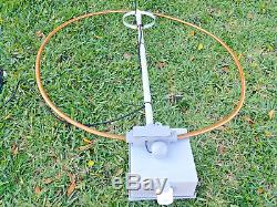 OUTDOOR! High Power Multiband Magnetic Loop Antenna 17-40 Mts OR INDOOR