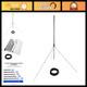 Outdoor FM Transmitter Antenna 88-108MHz Ground Plane with 26ft Cable
