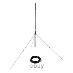 Outdoor FM Transmitter Antenna 88-108MHz Ground Plane with 26ft Cable