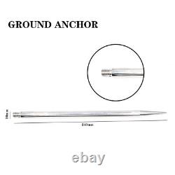 PAC12 mini 7MHz-50MHz 100W Multi Band HF Shortwave GP Antenna QRP For Ham Radio