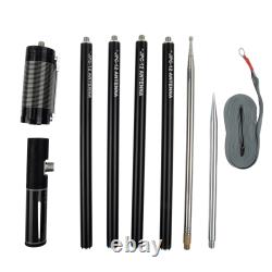PAC-12 7MHz-50MHz 100W 8-Band HF Portable-Rhortwave GP Antenna QRP For Ham Radio