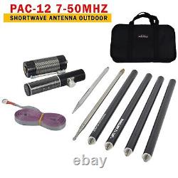 PAC-12 7MHz-50MHz 100W Multi Band HF Shortwave GP Antenna QRP For Ham Radio Ne4B