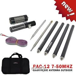 PAC-12 7MHz-50MHz 100W Multi Band HF Shortwave GP Antenna QRP For Ham Radio NeDk