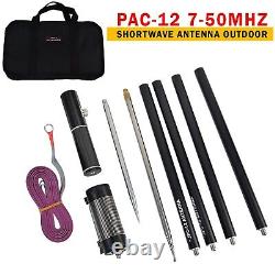PAC-12 7MHz-50MHz 100W Multi Band HF Shortwave GP Antenna QRP For Ham Radio NeRS