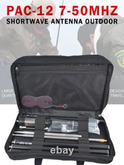 PAC-12 7MHz-50MHz Multi Band HF Shortwave GP Antenna QRP 100W For Ham Radio US
