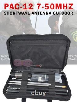 PAC-12 7MHz-50MHz Multi Band HF Shortwave GP Antenna QRP 100W For Ham Radio USby