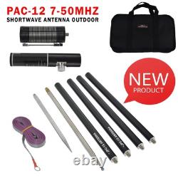 PAC-12 HF Antenna for Ham Radio with Slide Regulator, 7mhz-50mhz Kit 8 Bands