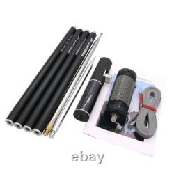 PAC-12 Portable 100W HF Shortwave Antenna 7-50MHz Multi-Band Aluminum Base