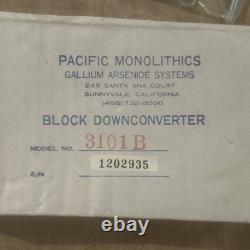 Pacific Monolithic Block Downconverter 3101B Mount Frequency Microwave HAM Radio