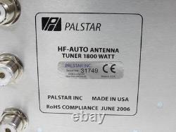 Palstar HF-AUTO Ham Radio 1800W Automatic Antenna Tuner + Manual (excellent)