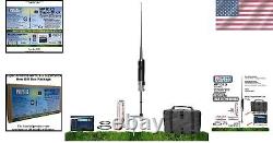 Portable All Band HF Antenna with Ground Mount Ideal for Ham Radio Enthusiasts