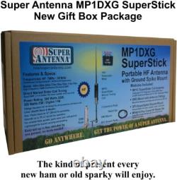 Portable All Band HF Antenna with Ground Mount Ideal for Ham Radio Enthusiasts