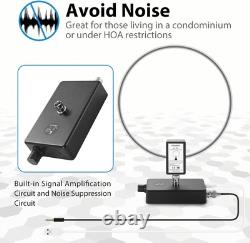 Portable GA450 Loop Antenna Noise Suppressing Indoor High-Frequency Receiver
