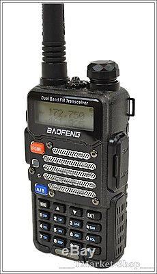 Portable Handheld Scanner Radio Police Fire HAM Antenna Transceiver & Battery