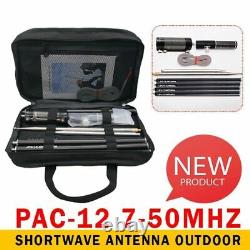 Portable PAC-12 7-50MHz Shortwave Antenna Outdoor Antenna 100W + Slide Regulator