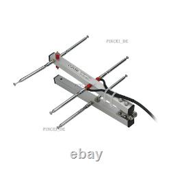 Portable U/V Yagi Antenna VHF 76-350Mhz UHF 250-500Mhz UHF 8DBI VHF 6DBI 25W