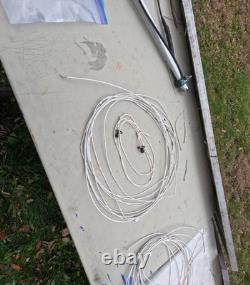 Portable home brew 6 band hex beam antenna