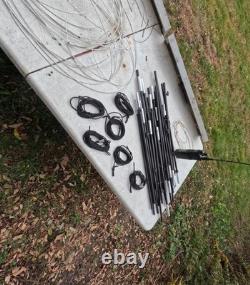 Portable home brew 6 band hex beam antenna