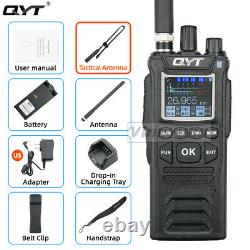 QYT CB-58 Walkie Talkie 27MHz AM/FM CB Ham Radio Transceiver Tactical antenna
