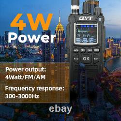 QYT CB-58 Walkie Talkie 27MHz AM/FM CB Ham Radio Transceiver Tactical antenna