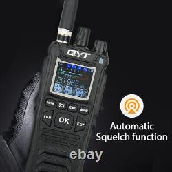 QYT CB-58 Walkie Talkie 27MHz AM/FM CB Ham Radio Transceiver Tactical antenna
