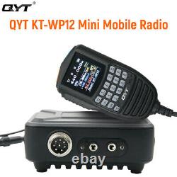 QYT KT-WP12 Mini Mobile Radio 25W 200 Channels Car Ham Radio With Antenna Cable