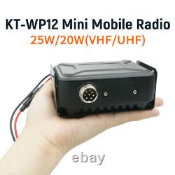 QYT KT-WP12 Mini Mobile Radio 25W 200 Channels Car Ham Radio With Antenna Cable