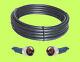 RF400 Ham Radio Repeater GPS UHF VHF LMR400 Compatible Antenna Coax Cable 100 ft