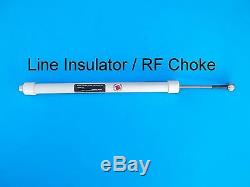 RF Line Isolator, Current Balun, HF Choke, 3 Kw, 5050 Ohms, RG142 Coax