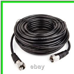 RG8X Coaxial Cable 50 ft with PL259 Connectors for