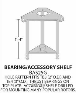 ROHN BAS25G Bearing & Accessory Shelf for Rohn 25G Tower