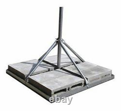 ROHN FRM125 Non-Penetrating Roof Mount with 1.25 x 60 Mast Satellite WIFI