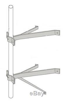 ROHN WM18D Double Wall Mount with 18 Stand Off Masts 7/8 to 2-3/4 OD
