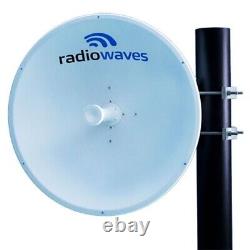 RadioWaves SPD2-4.7NS 2 ft Parabolic Reflector Antenna, Dual-polarized, 4.4-5GHz