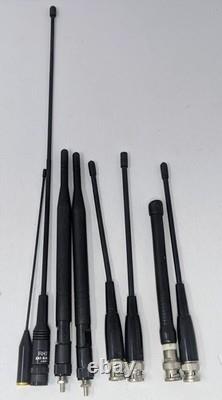 Radio Antenna Lot Of 8 Icom FA-1443B, Diamond RH77CA, & More