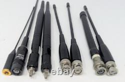 Radio Antenna Lot Of 8 Icom FA-1443B, Diamond RH77CA, & More