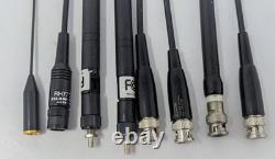 Radio Antenna Lot Of 8 Icom FA-1443B, Diamond RH77CA, & More