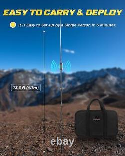 Radio Antennas JPC-12 HF Antennas for Ham Radio with Slide Regulator 7MHz-50M