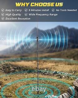 Radio Antennas JPC-12 HF Antennas for Ham Radio with Slide Regulator 7MHz-50M