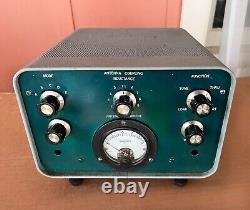 Rare Antenna Matching Coupler Vintage Ham Radio Communication Porcelain Switches