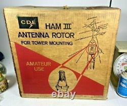 Rare Sealed Ham III Antenna Rotor For Amateur Use Tower Mounting