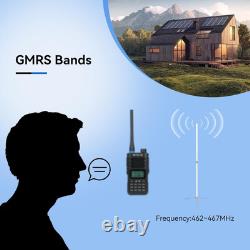 Retevis GMRS Base Antenna, 7.2dBi High Gain 462-467MHz, Fiberglass UHF White