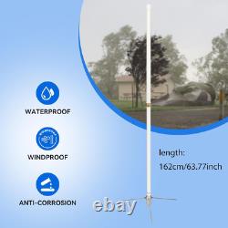 Retevis GMRS Base Antenna, 7.2dBi High Gain 462-467MHz, Fiberglass UHF White