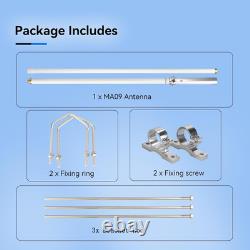 Retevis GMRS Base Antenna, 7.2dBi High Gain 462-467MHz, Fiberglass UHF White