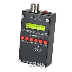 SARK100 Mini60 1-60MHz HF ANT SWR Antenna Analyzer for Ham Radio Hobbyists C2D0