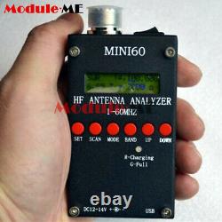 SARK100 Mini60 HF SWR Antenna Analyzer Meter 1-60Mhz Ham Radio Mini-B receptacle