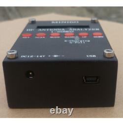 SARK100 Mini60 HF SWR Antenna Analyzer Meter 1-60Mhz Ham Radio Mini-B receptacle