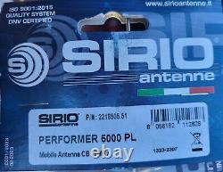 SIRIO PERFORMER 5000 PL MOBILE CB ANTENNA Made In Italy 27 Mhz 2218505.51 USA