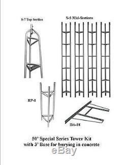 SPECIAL SERIES AMERICAN TOWER NEW With 3' BASE 50 FOOT